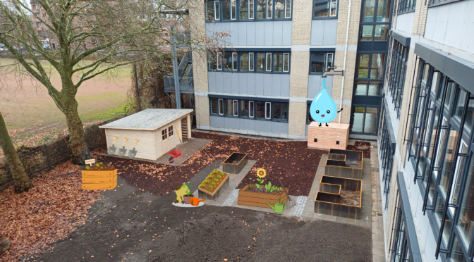 3. Ausbaustufe unseres Schulgartens