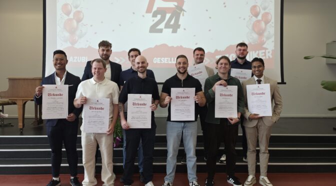 Erfolgreicher Abschluss der Klasse TS24